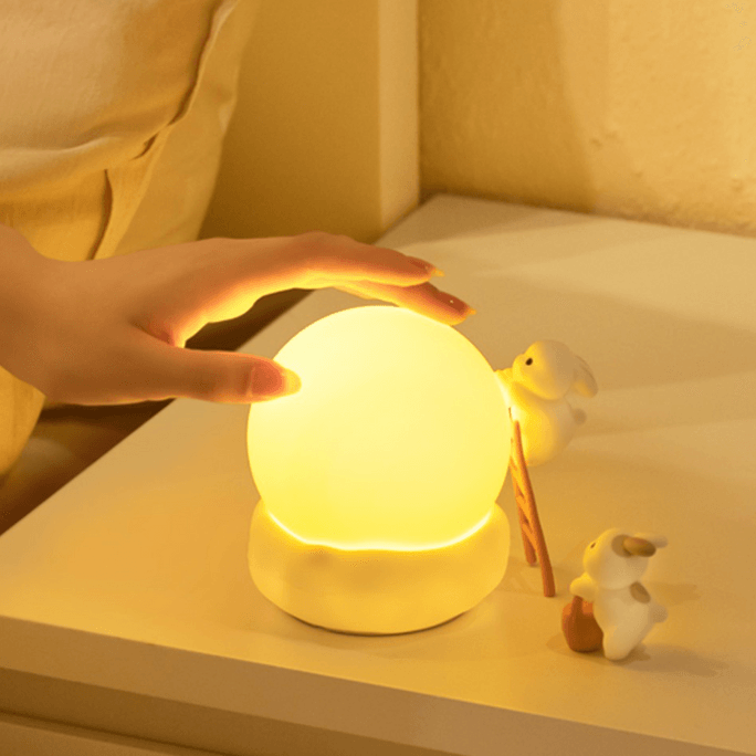 Moon Rabbit Night Light Lamp USB