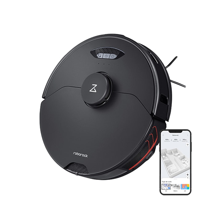 Roborock® S7MaxV Robot Vacuum Cleaner and Sonic Mop with Reactive AI 2.0 Plus App and Voice Control