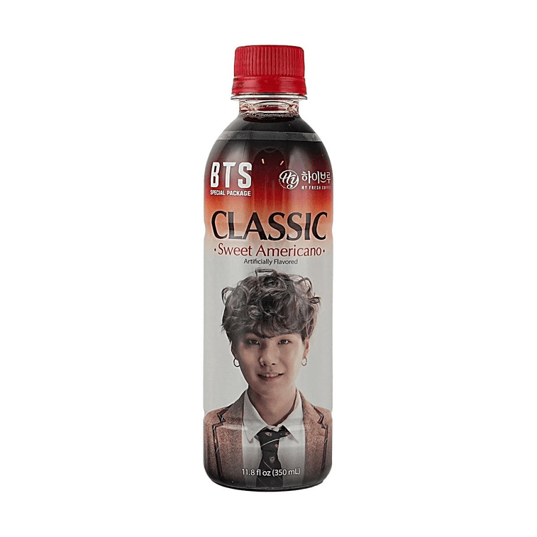 BTS Collaboration Hot Brew Sweet Americano 0 Sugar Coffee, 11.8 fl oz 3