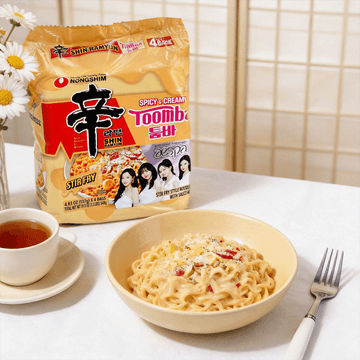 韩国NONGSHIM农心  Toomba 奶油辣味 4连包【aespa限定包装】【KPOP限定好物】【韩流限定】【人气爆款】