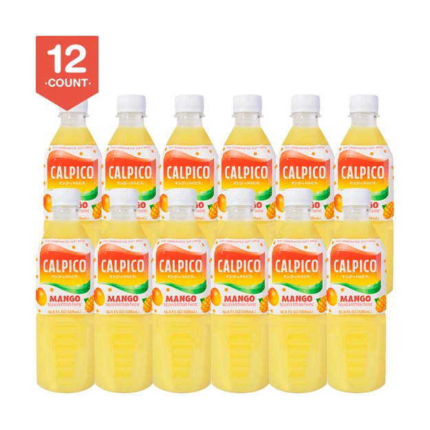 【Value Set】CALPICO Mango Naturally Artificially Flavored Non Carbonated Soft Drink 500ml Pack of