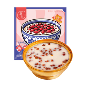 Hong Kong-style Double Skin Milk Pudding with Red Beans, 6.35 oz 【Double-layer Milk Custard】【Ready-to-eat Dessert】