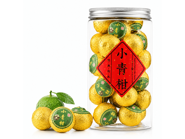 ShanJiaFangMing 山家方明小青みかんプーアル茶 250g 新会熟成皮と初