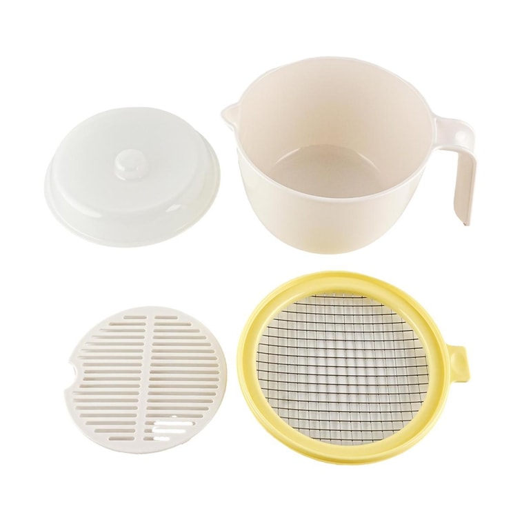 日本PEARL LIFE 微波炉土豆沙拉器 快速制作沙拉便捷烹饪 900ml/185×135×115mm  8