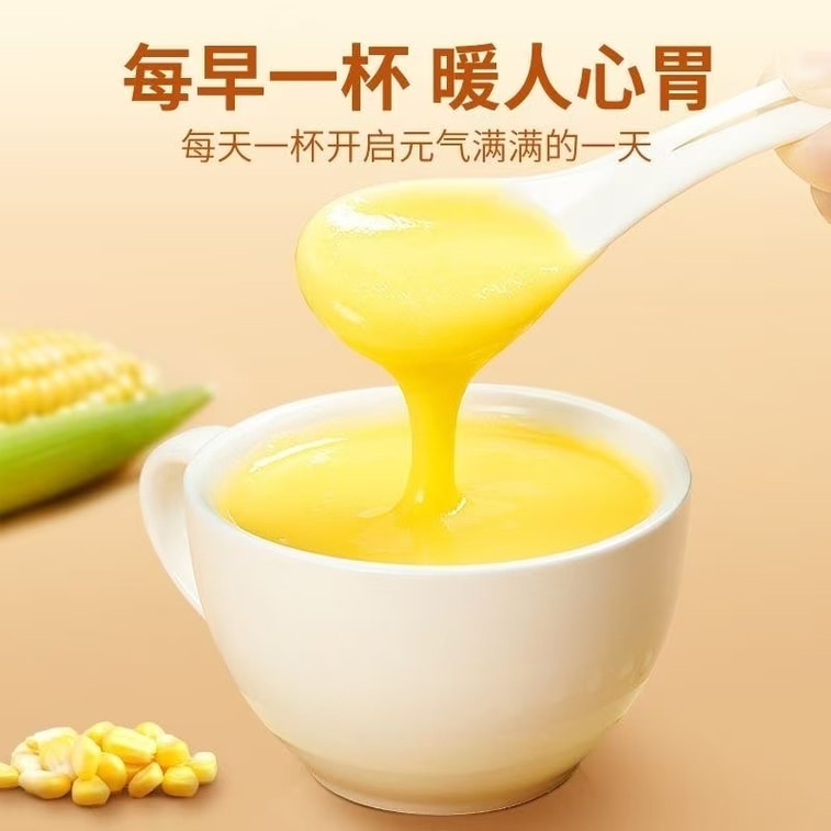 盛陽山低糖・低カロリー ヤマブシタケ、ヤムイモ、コーン粥 個包装 500g すぐに食べられる栄養満点の朝食／食事代替品。甘さはお好みで調整してください。砂糖不使用、添加物不使用。おやつ／食事代替品。 6