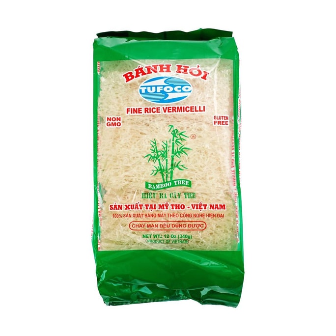 Banh Hot - Fine Rice Vermicelli , 12 oz 【Gluten Free】【No GMO】