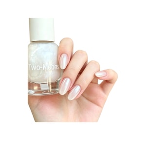 【2026】Nail Polish Quick-Dry No-Bake Old Money White French Manicure American Style Aurora Nail Polish Water-Based Removable Summer Vibe Nail Art Mermaid Princess Australian White Pearl Color 10ml