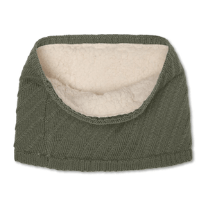MINI A TURE Kids MATGOI Fleece Lined Neckwarmer - Olive Night 1-6Y