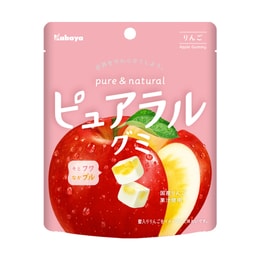 【日本直郵】日本KABAYA 秋季限定 KABAYA 青森蘋果 日本國產果汁夾心軟糖 58g