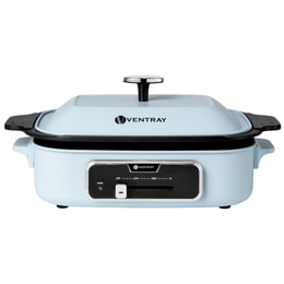 VENTRAY Electric  Indoor Smokeless Multi-functional Grill Blue