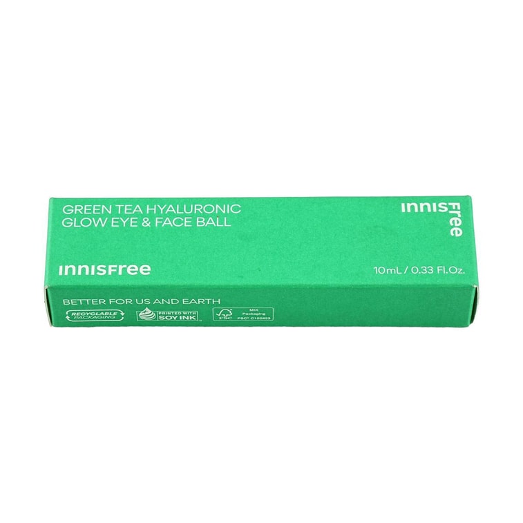 韓國INNISFREE悅詩風吟 綠茶籽按摩滾珠眼霜 眼部精華 10ml 去黑眼圈 去眼袋 保濕提亮清爽不黏膩【全新包裝】 3