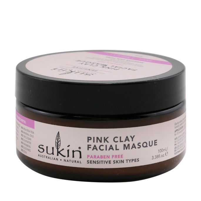 Sukin Sensitive Pink Clay Facial Masque (Sensitive Skin Types) 100ml/3.38oz