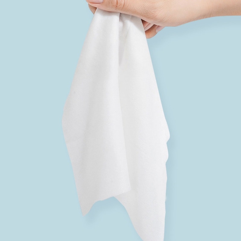 哎小巾 超迷你湿巾便携小包装抽取手口清洁湿纸巾 8片x8包装 蓝色小熊装 纯水配方保湿滋润 婴儿可用 无荧光剂 单独包装 随身携带方便