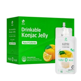 韩国JELLY.B 蒟蒻果冻 吸吸果冻 低卡0脂代糖饱腹感 150ml*10包 #柚子味 0Kcal 