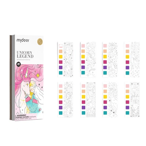 Mideer Milu Children's Water Powder Graffiti Picture Book: Unicorn Legend * 1