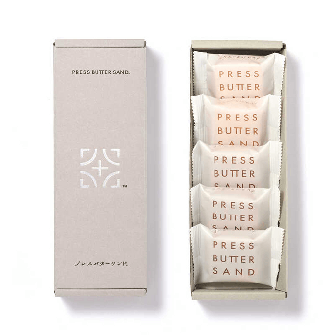 [일본 직배송] 일본식 프레스 버터 샌드위치 쿠키 (5개입)