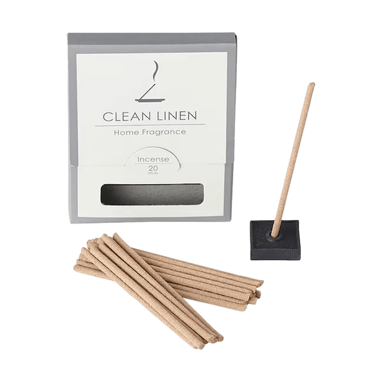 조지 프레시 린넨 향 인센스 20개입 (받침대 포함), 홈 프래그런스 3