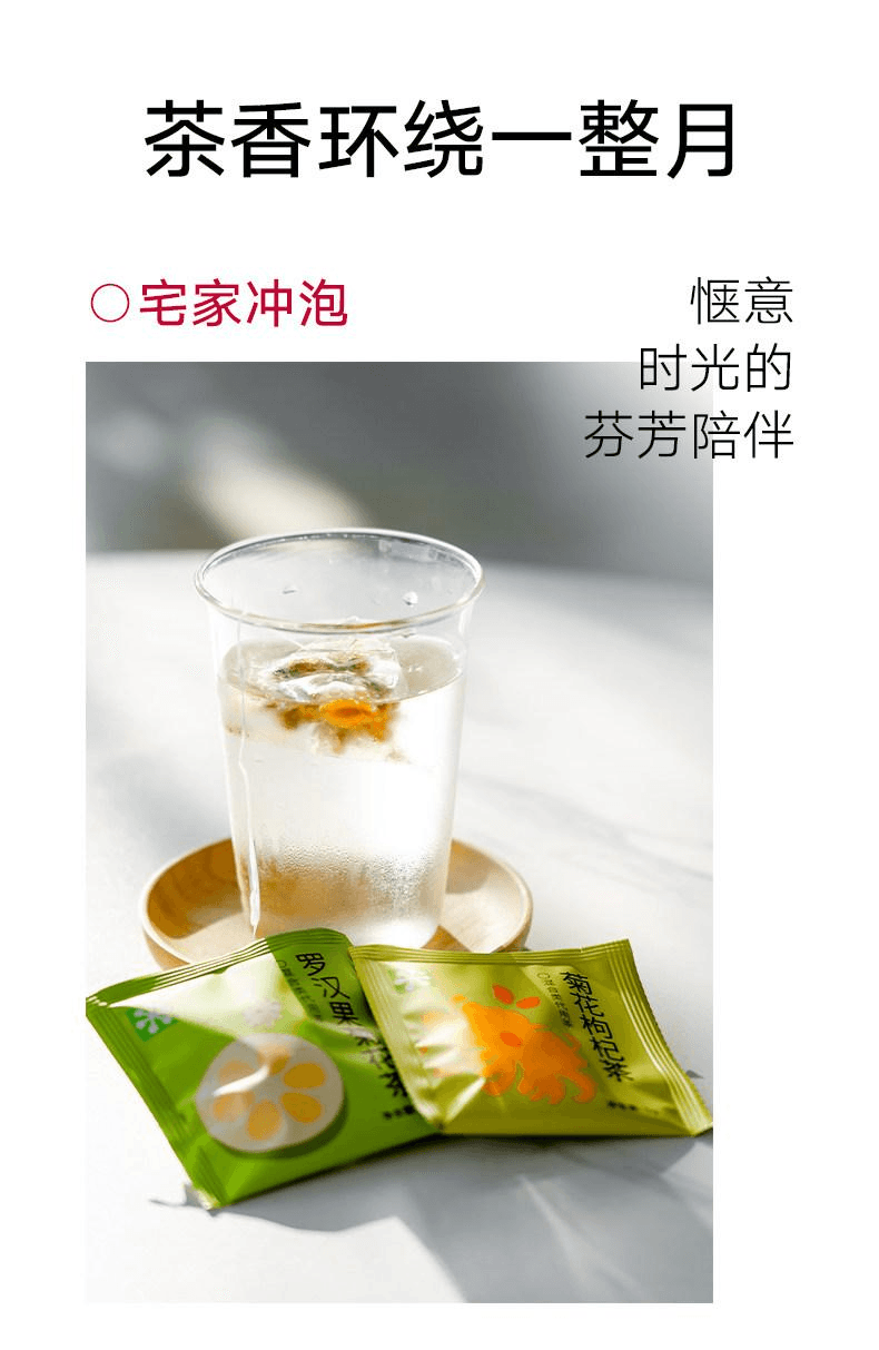【中国直邮】 奈雪的茶 果香月享茶 30袋/盒