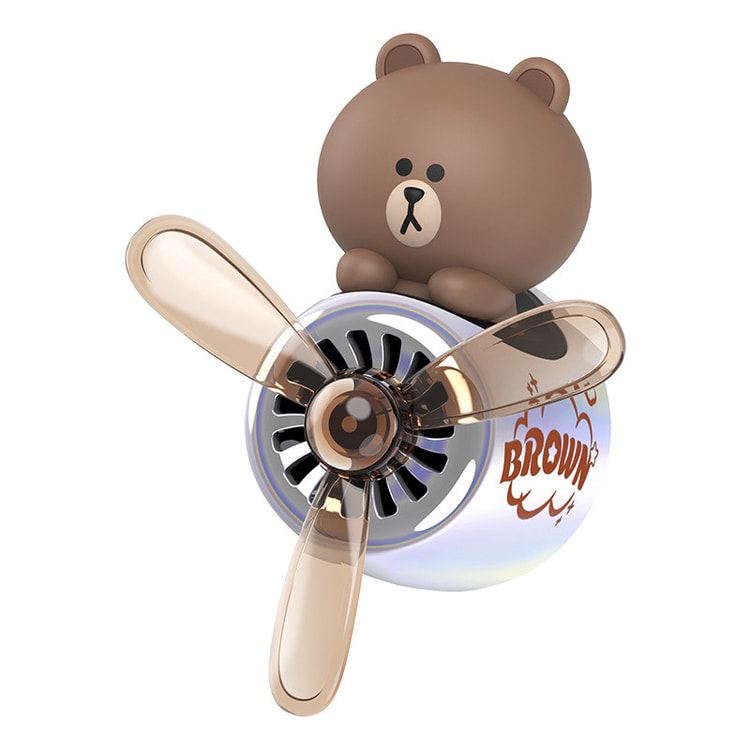 中国からの直送] LINE FRIENDS ブラウンベア ミニ飛行機車 アロマ