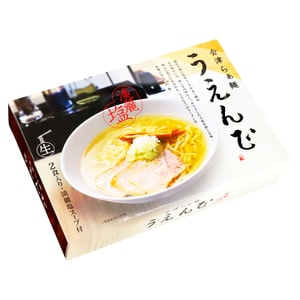 Wuende Light Salt Flavor Ramen 2 Servings Curly Thick Noodle