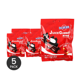 徐福记 熊博士 可乐味软糖 60g *5【5份超值装】