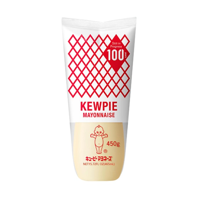 Japanese Mayonnaise Tube , 15.72 fl oz 【Kewpie 100th Anniversary】