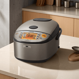 【全美超低价】日本ZOJIRUSHI象印 磁力IH线圈加热系统电饭煲电饭锅 #深灰色 5.5杯米容量 1L NP-HCC10
