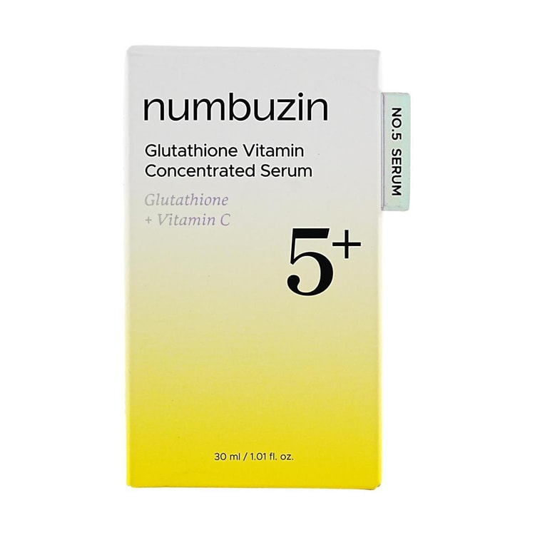 Numbuzin No.5+ Glutathione Vitamin Concentrated Serum, 1.01 fl oz