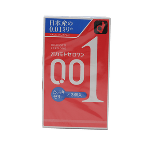 Condoms Zero One Plenty Of Jelly 3pcs