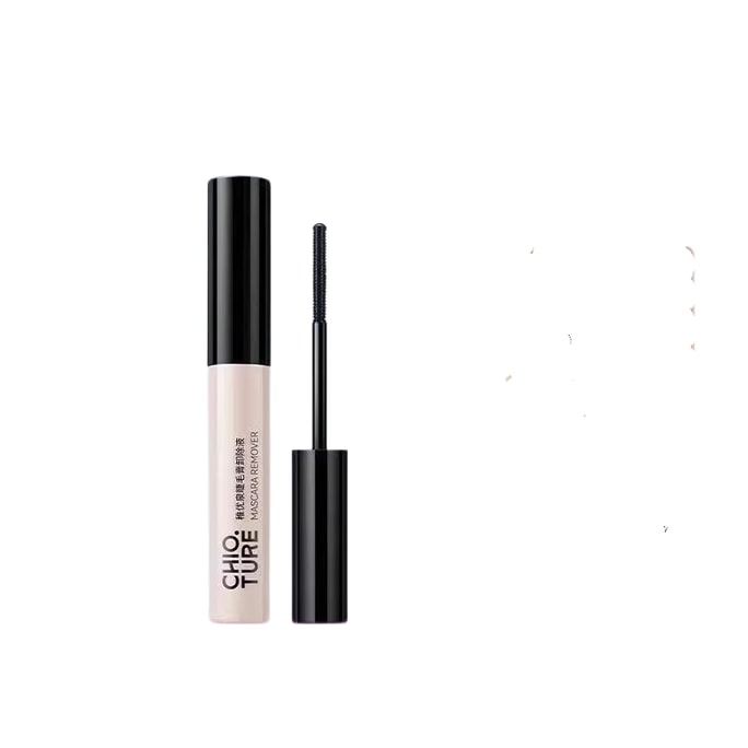 Double-Ended Mascara Primer Waterproof Lengthening Shaping Curling Thickening Extending Densifying Eyelashes Slim Tube Black Mascara Remover 3.5g