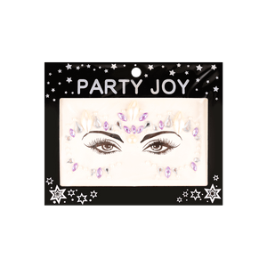 Face stickers face drill Stickers Tattoo Crystal Drill Stickers Eyebrow Stickers Style D Halloween Makeup