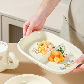 Divided Breakfast Plate Duckyo Friends9.5"
