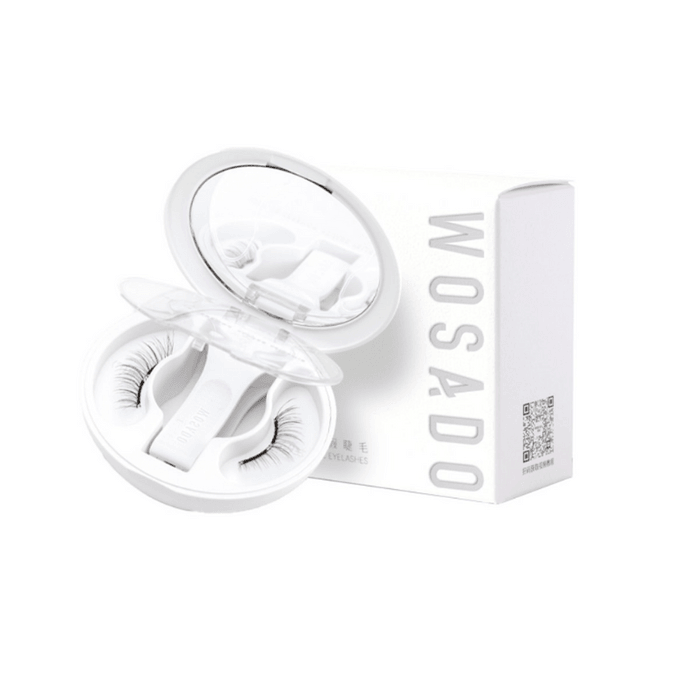 Soft Magnetic Eyelashes #Barbie Black 1PC (Free storage bag + lower eyelash sticker.)