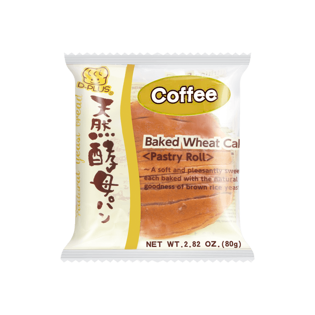 商品详情 - 【全美最低价】日本D-PLUS 天然酵母持久保鲜面包 咖啡味 80g - image  0
