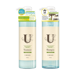 Salon Quality Haircare Shampoo Treatment Refreshing 500ml+500ml Jade Grace