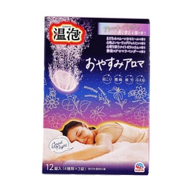 日本EARTH CHEMICAL Onpou Sleep Aroma 12 Tablets