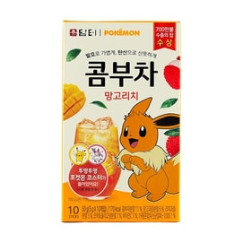 Damtuh Pokemon Mangolychee Kombucha 1.76 oz【Random coaster included】