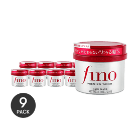 FINO Premium Touch Hair Mask 230g*9, Packing May Vary【Value Pack】