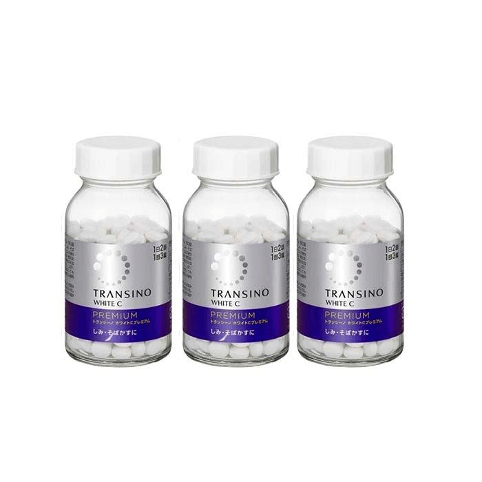 Transino Brightening and Spot-Removing Pills (Oral Administration) - Upgraded Version - 180 tablets * 3 bottles [Value Combo]