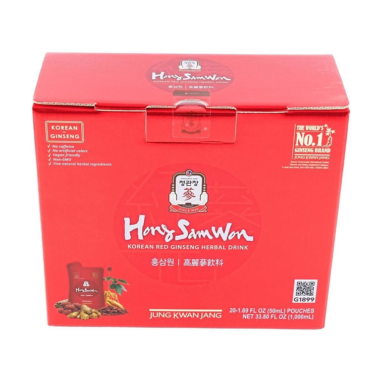 韓國CHEONG KWAN JANG正官莊 紅參園滋養養顏6年根高麗參飲品 上班族必備 50ml*20袋入 5