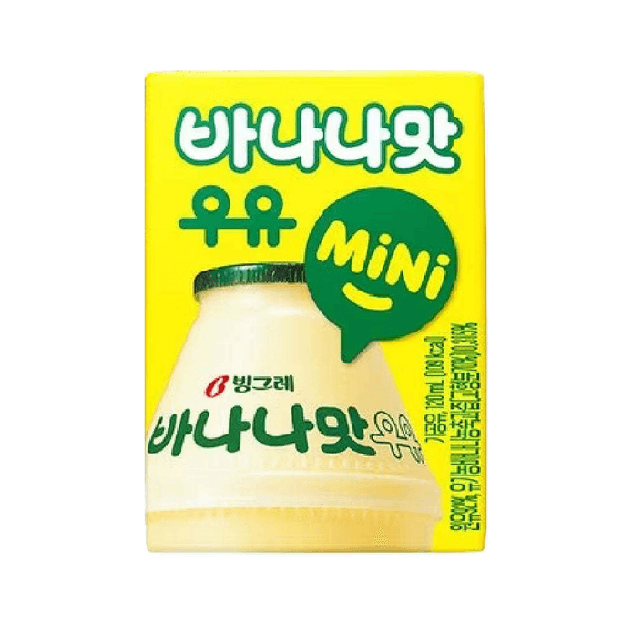 韓國BINGGRAE賓格瑞香蕉口味牛奶 120ml