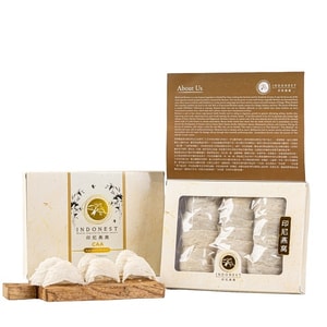 인도네시아산 새둥지, 인도네시아산 추적 가능 공식 고품질 CAA 새둥지 - 250g, FDA/USDA 검사 완료