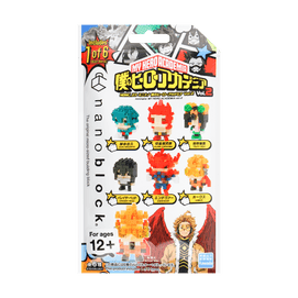 日本NANOBLOCK 我的英雄學院 Vol. 2 微型拼裝 盲盒