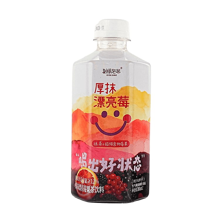 Rich Matcha Berry Drink 12.85 fl oz【Matcha + Superfood Berries】【Contains Nicotinamide】【High Dietary Fiber】 3