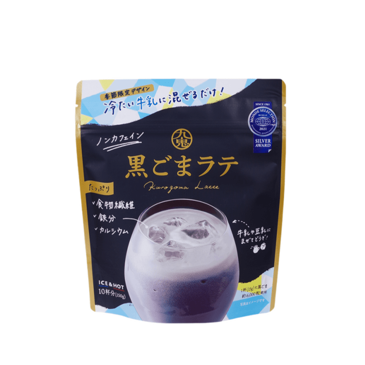 KUKI 日本のJiuki 黒ゴマラテパウダー コールドミルクブリュー 伝統
