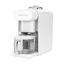 JOYOUNG Mini Multi-Function Automatic Soy Milk Maker - Automatic Boil and Filter, No need to Hand Wash - White - DJ06U-K