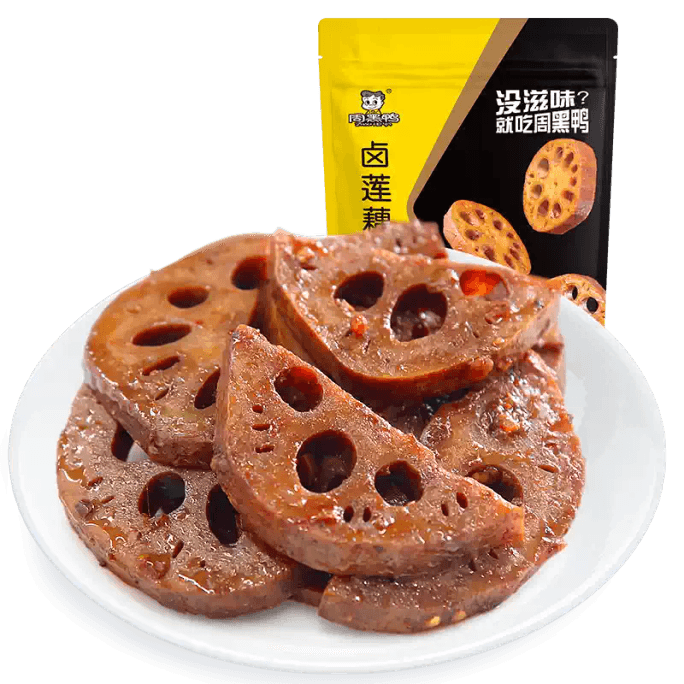 Zhou Hei Ya Official Store_Vacuum Small Pack  Braised Lotus Root 160g*1 Bag