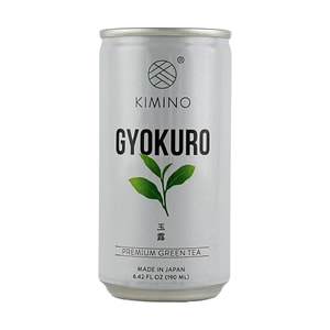 日本のキミノ玉露 緑茶ドリンク缶 6.42オンス [砂糖0g、脂肪0g、低カロリー]