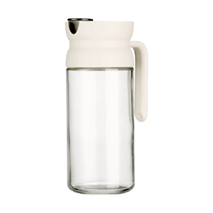 FASOLA 自动开盖油壶 重力开合防漏不挂油 厨房玻璃调味壶 600ml