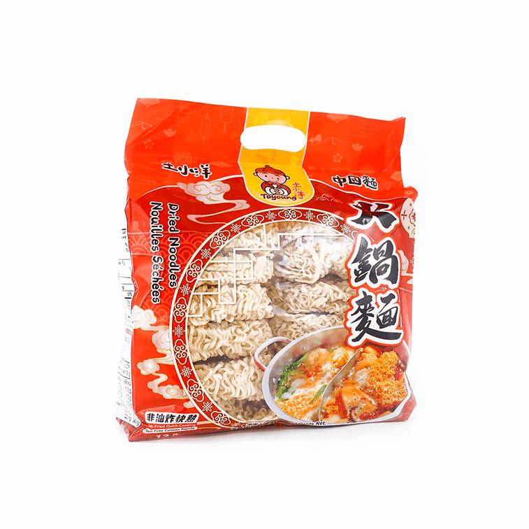 台灣土小洋 火鍋麵 乾麵餅 780g 6